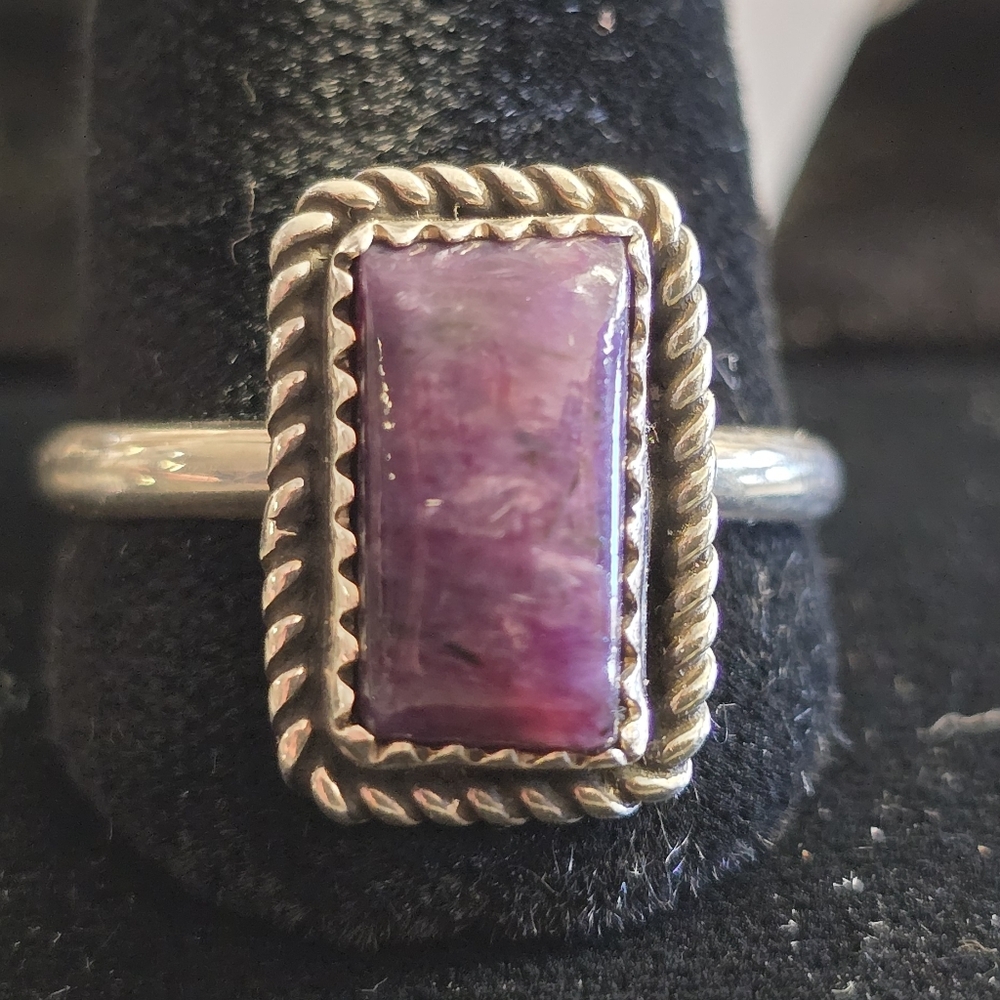 Navajo Made Ruby Ring Size 11